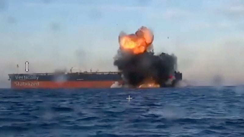 Ukraine releases footage of strikes on Russian tankers