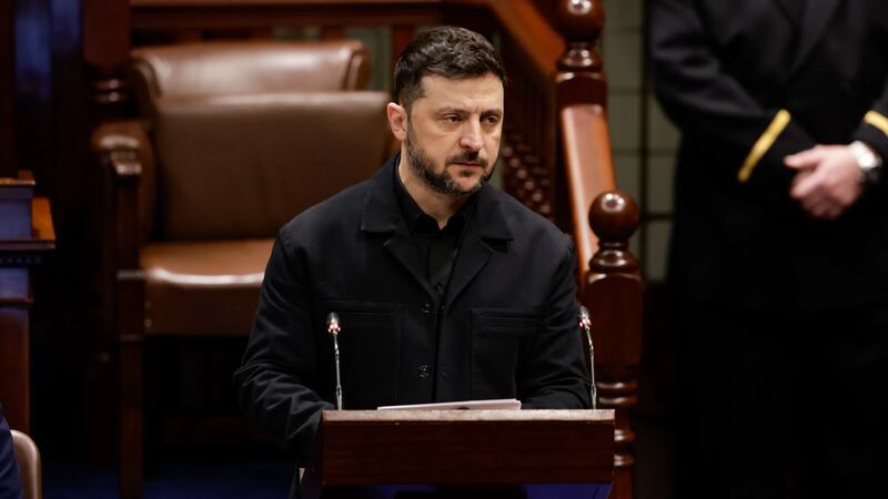 'Thank you, Ireland': Zelenskiy addresses Oireachtas