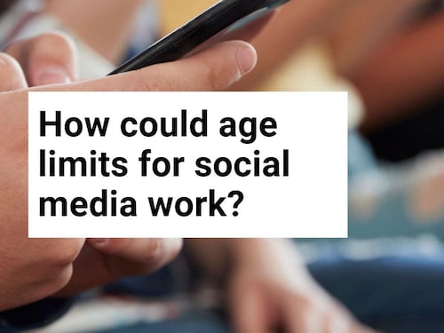How could age limits for social media work?