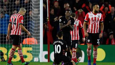 Wasteful Liverpool held by Southampton in scoreless draw