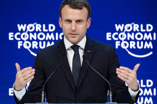 Davos: Macron says globalisation facing ‘major crisis’