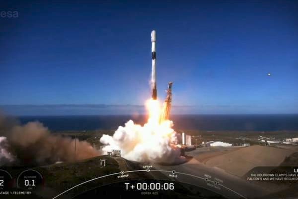 Ireland’s first satellite in space launches successfully, with signal picked up in Co Donegal