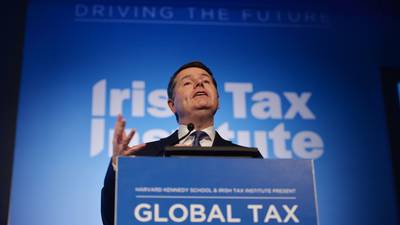 Minister acknowledges need for change in key speech on corporate tax reform