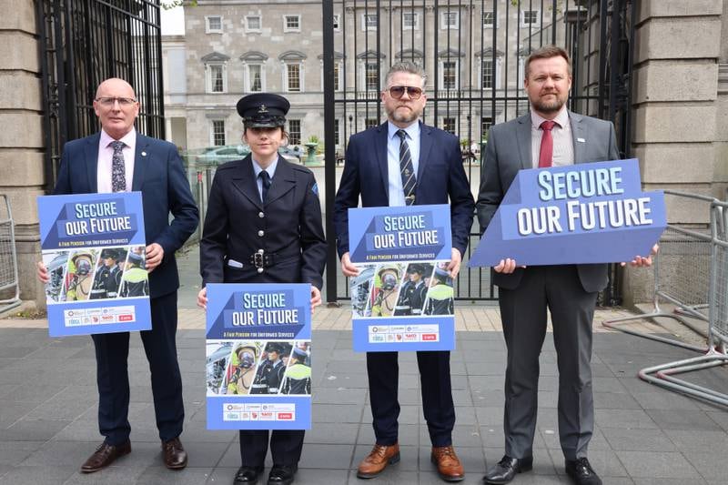 Gardaí, military, fire and prison staff say they face years without their full pensions after retirement