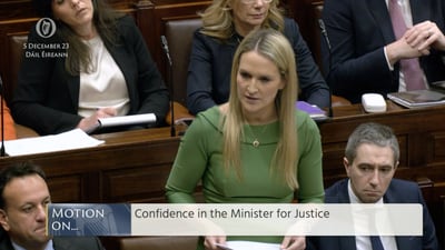 Helen McEntee survives, but something for everyone on night of heated Dáil debate