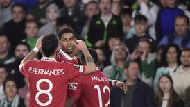 Manchester United secure place in Europa League quarter-finals with win at Real Betis 