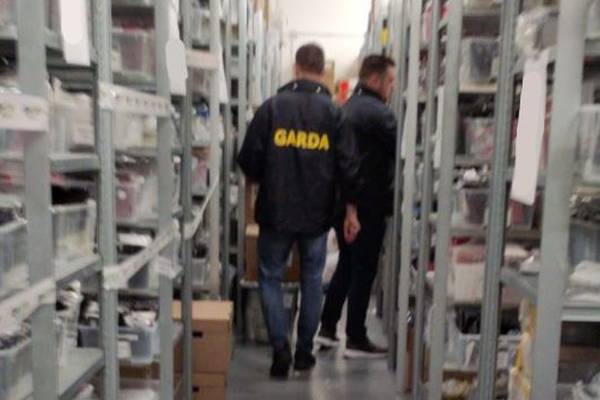 Gardaí seize €300,000 in counterfeit goods destined for Christmas market