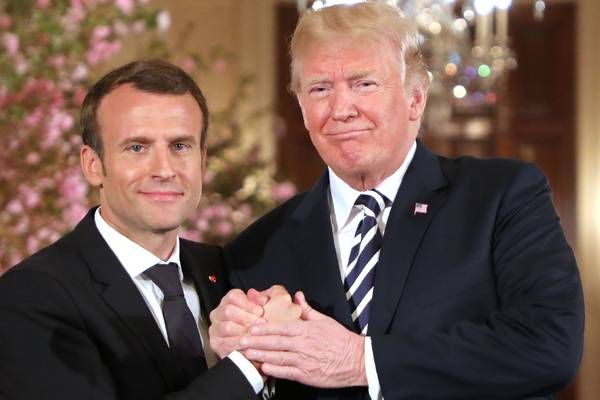 It started with a kiss: Trump, Macron and a presidential bromance