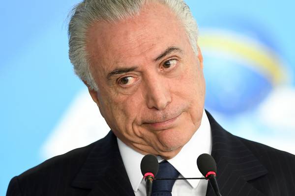 Brazil’s president Michel Temer charged with corruption