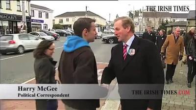 Video: Taoiseach confronted by off-duty garda on Meath East canvass
