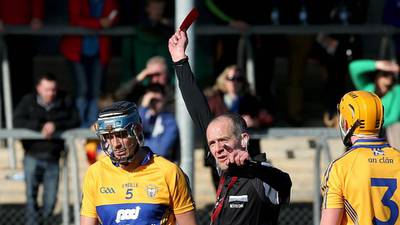 Clare’s Brendan Bugler has red card upheld