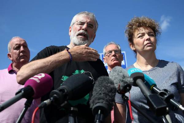 Gerry Adams calls for those who attacked his home to meet him