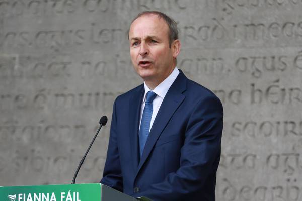 Micheál Martin renews attack on Sinn Féin and rules out coalition