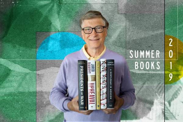 Bill Gates picks his summer reads for 2019