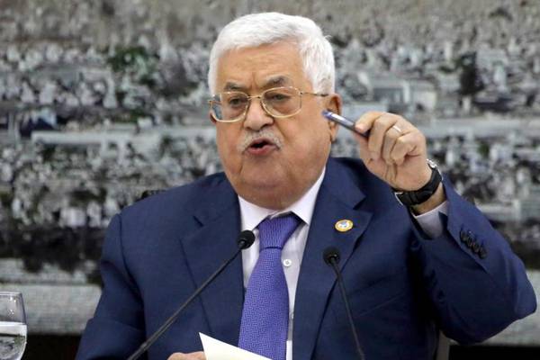 Palestinian leaders suspend all agreements with Israel