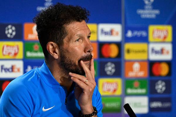 Atletico will not change approach for second leg against City, says Simeone
