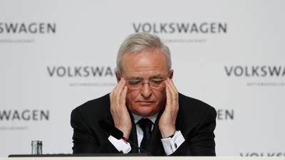 Leaked data shows ex-VW chief knew of emissions test cheating