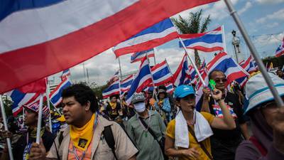 Anti-government protesters break into Thai army compound