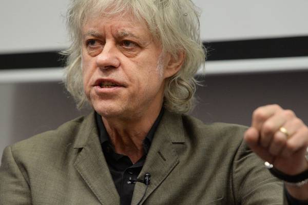Bob Geldof tells students to stop ‘banging on’ about transgender toilets