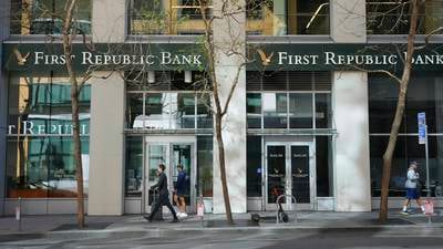 First Republic rescue fails to arrest slide in US regional bank shares