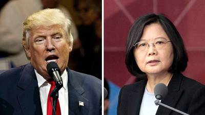 China lodges diplomatic protest over Trump-Taiwan call