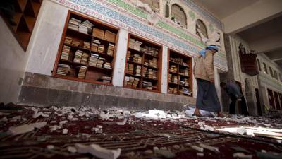 Suicide attacks at Yemen mosques kill more than 100