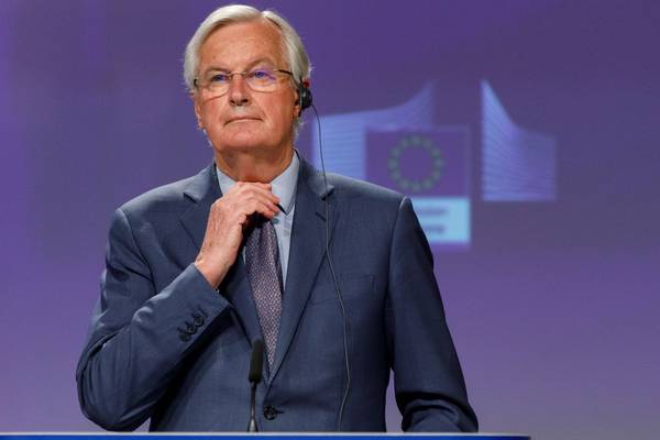 Barnier criticises UK over impasse in ‘surreal’ Brexit talks