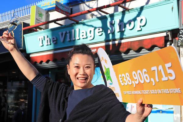 Malahide shop sold winning ticket for €38.9m jackpot