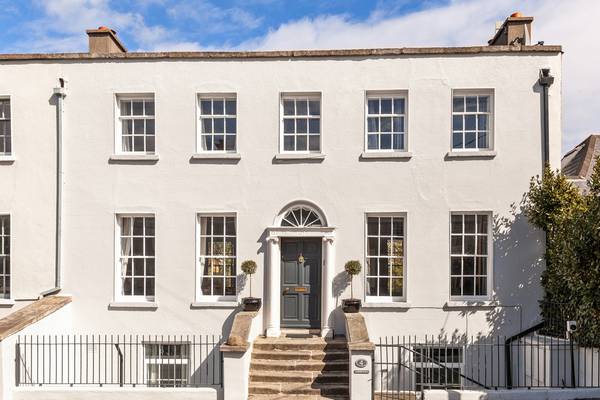 Georgian gem with income potential on landmark Monkstown terrace for €1.4m