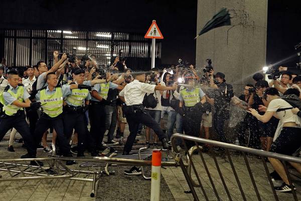 Chinese media blames ‘foreign forces’ for huge Hong Kong protests