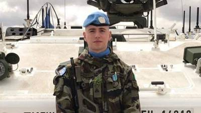First Irish soldier to die in combat since 1999