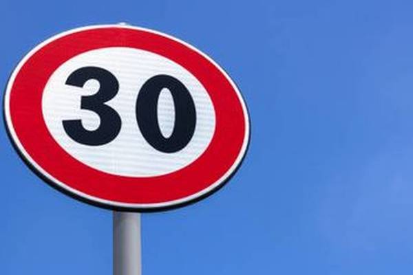 Speed limits to be cut to 30km/h across Dublin