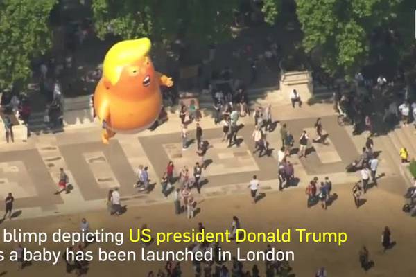 Trump blimp coming to Ireland for US president’s visit