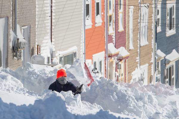 Canada’s government to help Newfoundland dig out after huge blizzard