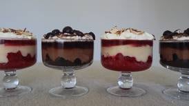Chocolate and cherry trifle