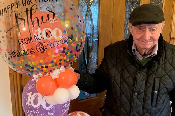 ‘He is as fit as a fiddle,’ says daughter of man celebrating 100th birthday