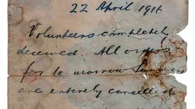 Order cancelling 1916 Rising to be auctioned in Dublin