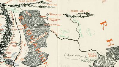 Map of Middle-earth annotated by JRR Tolkien discovered