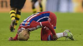 Bayern Munich’s  Arjen Robben ruled out for rest of season