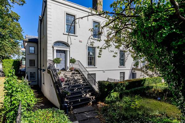Regency terrace with Batman-style escape stairs for €1.4m