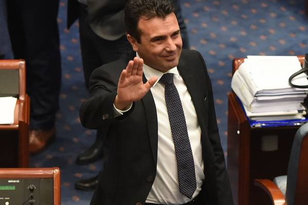 Macedonia’s parliament agrees to change country’s name