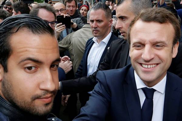Macron’s reputation bruised by claims of security aide’s violence