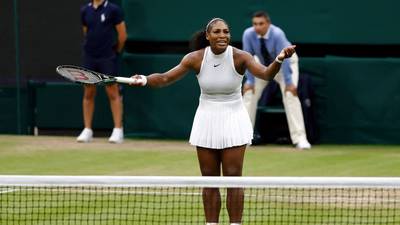 Wimbledon: Serena Williams applies sticky tape to  aura of invincibility