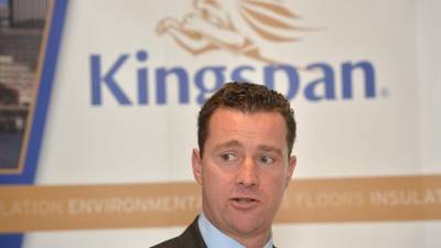 Building materials firm Kingspan first-half profits up 50% to €154m