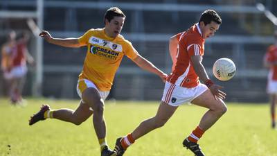 Armagh coast to victory over Antrim in Ulster Under-21 football championship