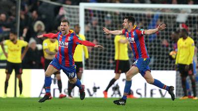 Crystal Palace grab two late goals to move out of bottom three