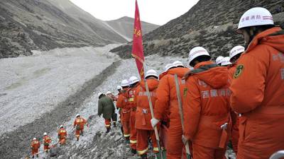 Hopes fade for miners in Tibet after landslide