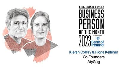 The Irish Times Business People of the Month: Kieran Coffey and Fiona Kelleher, co-founders of  MyGug 