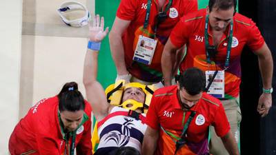 Rio 2016:  Samir Ait Said suffers horror leg break in qualifying