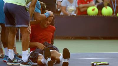 ‘Like five billion degrees’: Players struggle at sweltering US Open